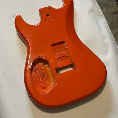 2010's Kramer Pacer Vintage Series Bengal Tiger Stripe Guitar Body Floyd Ready image 14