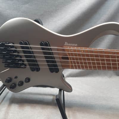 Ibanez EHB1006MS 6-string Bass Guitar 2023 - Metallic Gray Matte image 2
