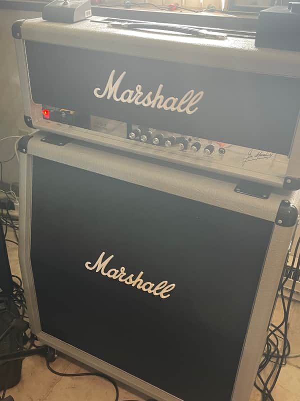 Marshall Silver Jubilee 2555X Reissue 2-Channel 100-Watt Guitar Amp Head 2015 - Present - Silver image 1