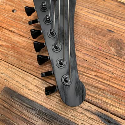 Hapas Guitars Deus 727  2020 Black inspired Meshuggah image 4