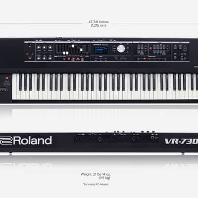 Roland V-Combo VR-730 73-Key Live Performance Keyboard w/ Adjustable Stand image 7