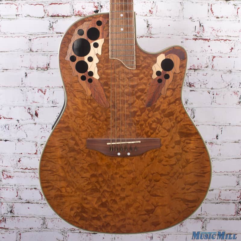 Ovation CS247 Celebrity Acoustic Electric Guitar Natural | Reverb