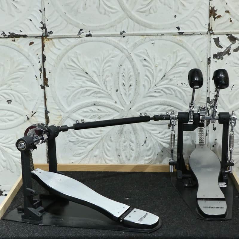 Used Roland RHH-102A Double Bass Drum Pedal with Noise Eater image 1