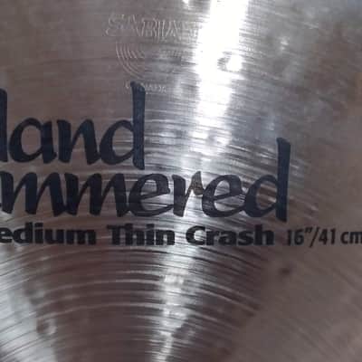 Sabian 16" HH Hand Hammered Medium Thin Crash Cymbal 1992 - 2015 - Natural image 4