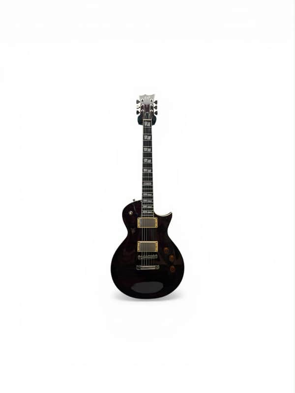 Electric Guitar ESP Eclipse  - see thru black cherry image 1