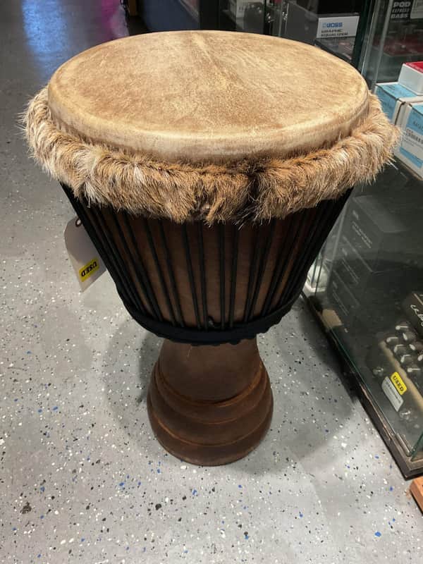 Djembe large 13" skin head 24" tall w/soft bag image 1
