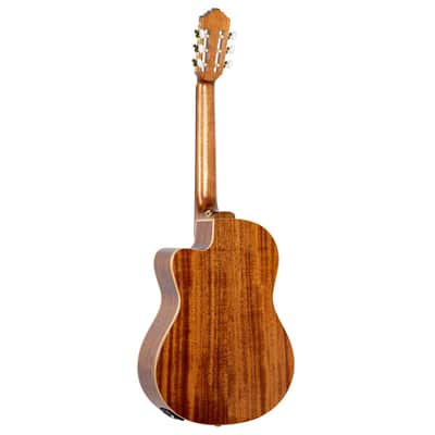 Ortega RCE138SN Performer Series Solid Spruce Top Mahogany Neck Cutaway Nylon 6-String Classical Acoustic-Electric Guitar w/Gig Bag image 3