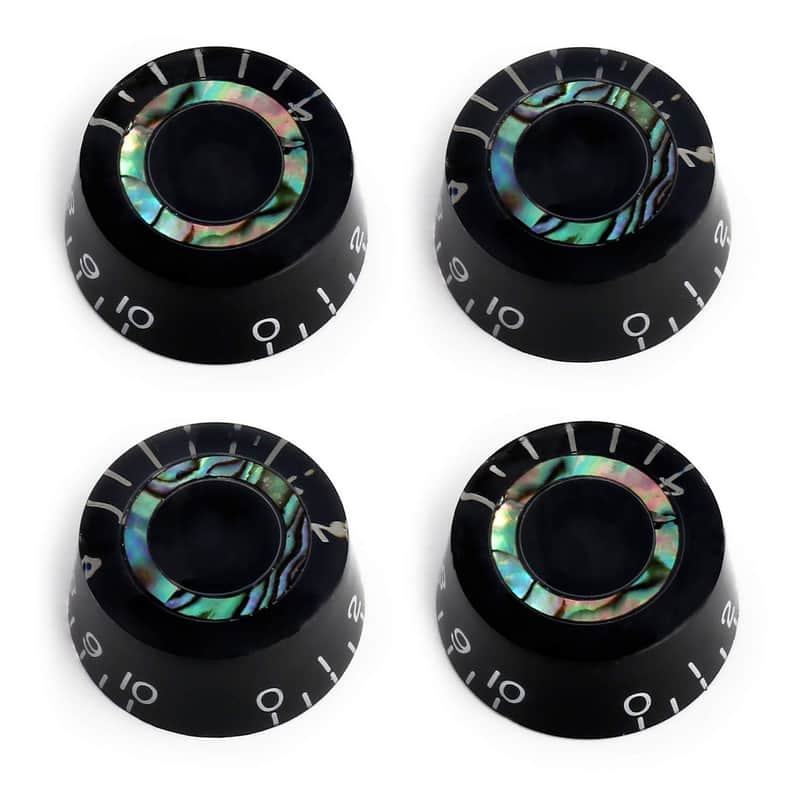 Electric Guitar Top Hat Knobs Speed Volume Tone Control Knobs Compatible with Les Paul LP Style Electric Guitar Parts Replacement Set of 4Pcs. image 1