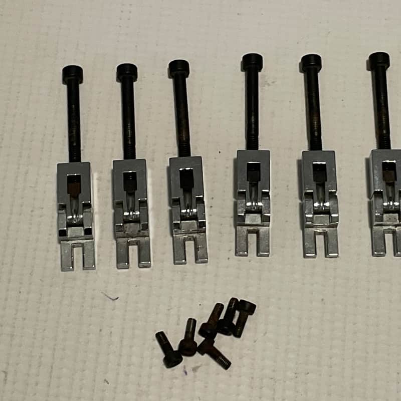 1984 Floyd Rose Original Floyd Rose Saddles Chrome