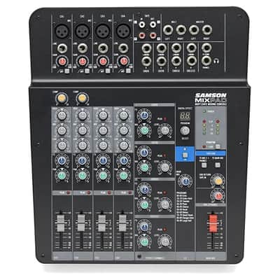 Samson Mixpad MXP124FX Compact, 12-Channel Analog Stereo Mixer with Effects a... image 2