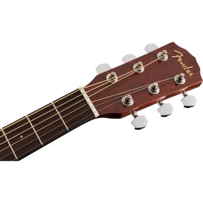 Fender CC-60SCE Concert Acoustic Electric Guitar - Walnut Fingerboard, Natural image 5