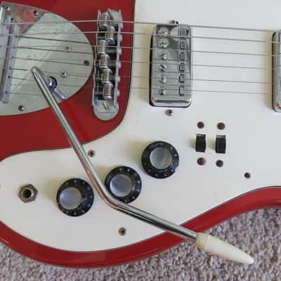 Vintage 1965 Kapa Continental Electric Guitar Original Vibrato Arm Rare USA Made image 4