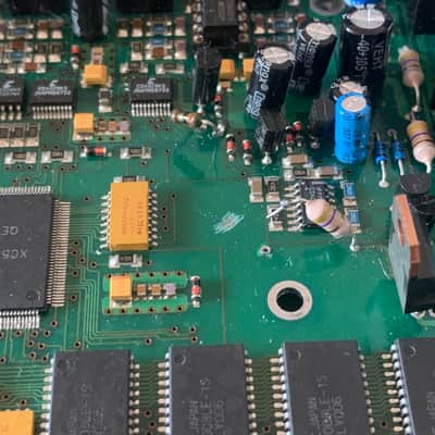 As Is For Parts / Repair Waldorf Microwave XT Rackmount Wavetable Synthesizer 1998 - Orange image 11