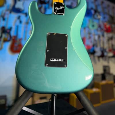 Fender American Professional Classic Stratocaster HSS Electric Guitar - Faded Sherwood Green Metallic GET PLEK'D! 186 image 8