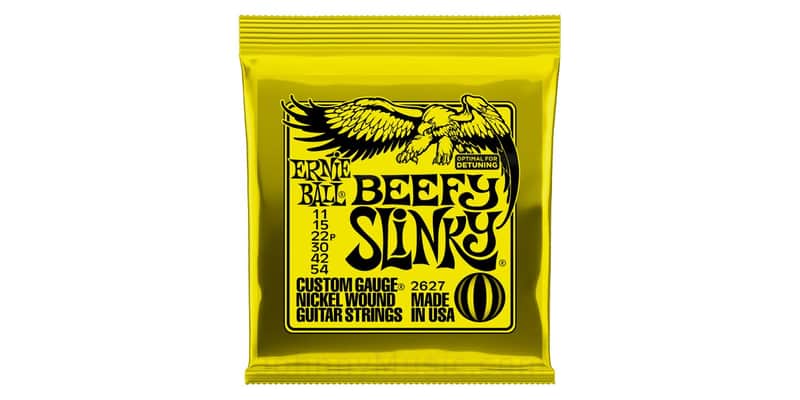 Beefy Slinky Nickel Wound Electric Guitar Strings 11-54 Gauge Set - world standard special-tempered+tinned steel & ni-plated wrap on steel hex core image 1