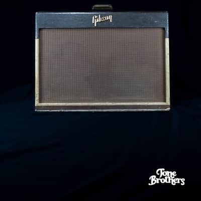 RARE! 1957 Gibson GA-55V Twin Amp (Two-Tone) image 17