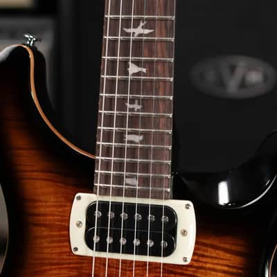 PRS SE Custom 24 Electric Guitar - Black Gold Sunburst with Gig Bag image 9