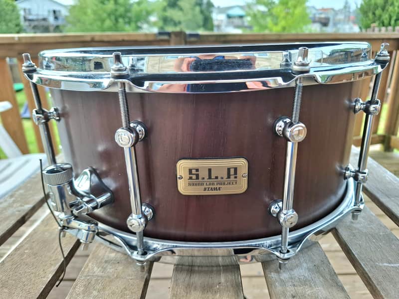 Tama LGW1465 6.5" X 14" SLP Series G-Walnut Snare Drum - Walnut image 1