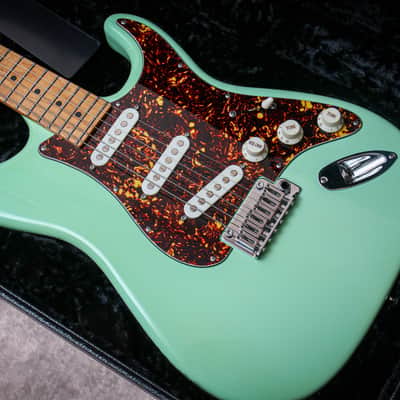 TOM ANDERSON USA Guitar Works Icon Classic "Surf Green + Maple" (2022) image 2