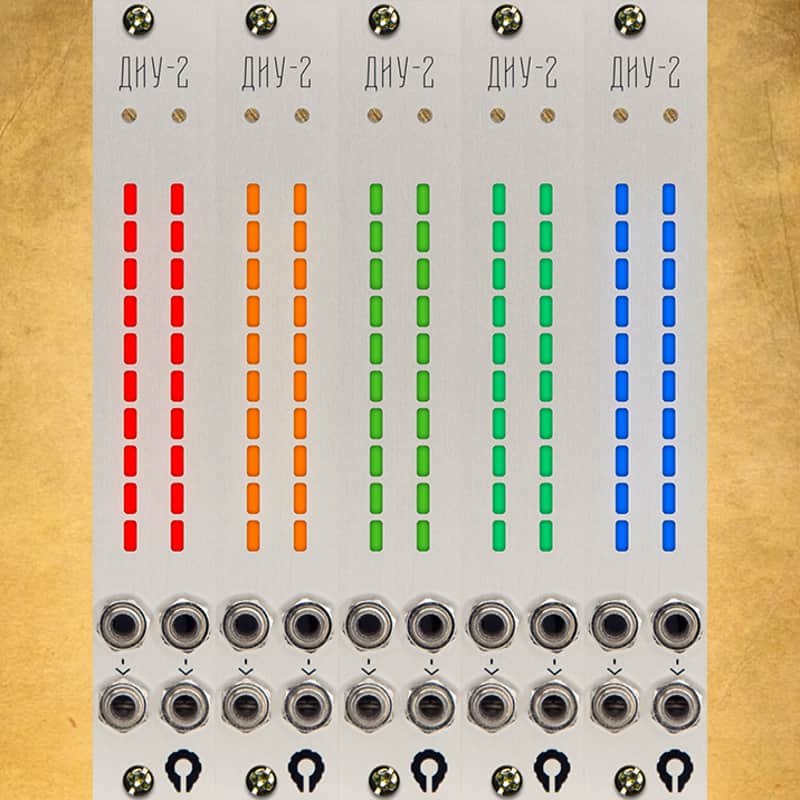 PARATEK Led VU meter "ДИУ-2" БК aluminium image 1