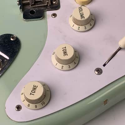 Fernandez Stratocaster body Strat Billie Joe Blue Green Day image 8