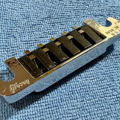 Gibson TP-6 Tailpiece 2010s - Chrome Fine Tuners Studs & Inserts image 3