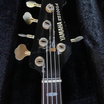Yamaha BB5000a Fretless Broad Bass V, c 1980, Black Beauty 5 string bass 1980 - Black image 3