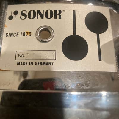 Sonor D-420 Phonic 14x4" 10-Lug Ferro-Manganese Steel Piccolo Snare Drum 1982 - 1994 - Chrome-Plated image 5