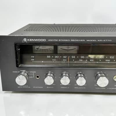 Kenwood KR-4770 Vintage Receiver-Rare Dark Face image 2