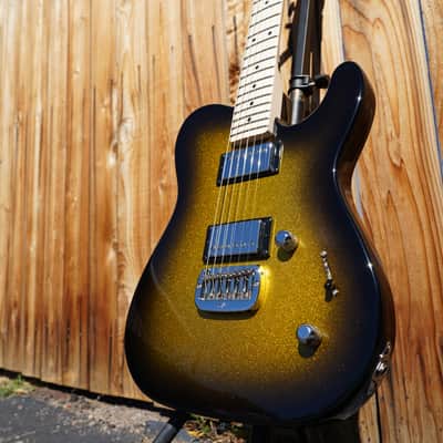 G&L USA ASAT HH RMC Goldburst 6-String Electric Guitar w/ Black Tolex Case (2022) image 6