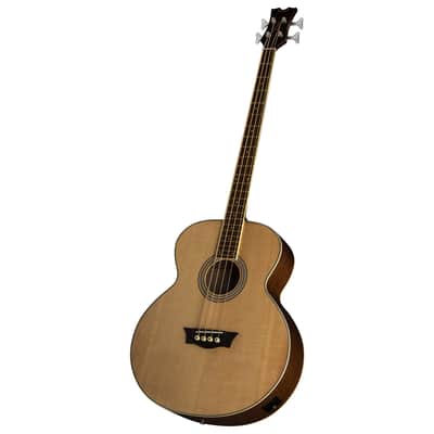 Dean EAB Acoustic-Electric 4 String Bass Guitar - Natural, Bag Bundle image 3