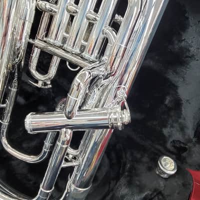 Besson Prodigy series BE165 4 Valve Euphonium - Silver image 11