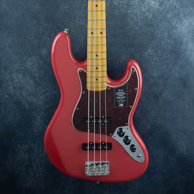 Fender American Pro Classic Jazz Bass Maple Faded Dakota Red US25072031 image 3