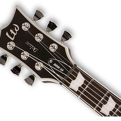ESP LTD EC-1000/ET w/ Bold Binding Electric Guitar - Black Satin - B-Stock image 4