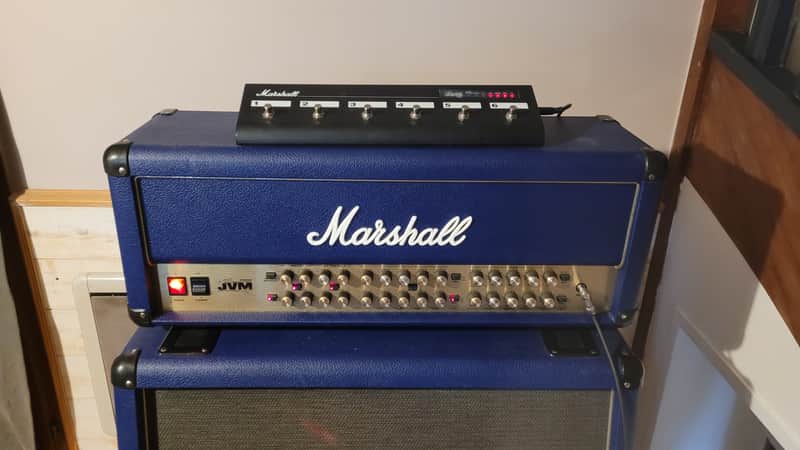 Marshall JVM410HJSB Joe Satriani Edition 4-Channel 100-Watt Guitar Amp Head