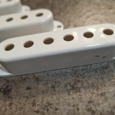 Fender Stratocaster pickup covers 1980s Fullerton AVRI rounded tops 1954 1955 1955 1956 image 1