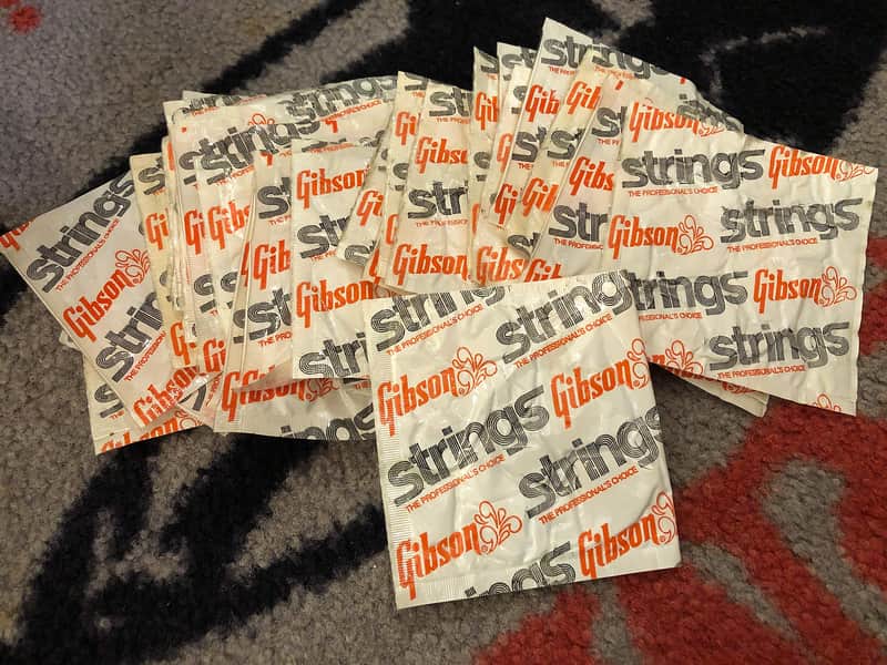 Gibson Lot of 25 Guitar Strings:The Professional Choice Vintage .022 Plain image 1