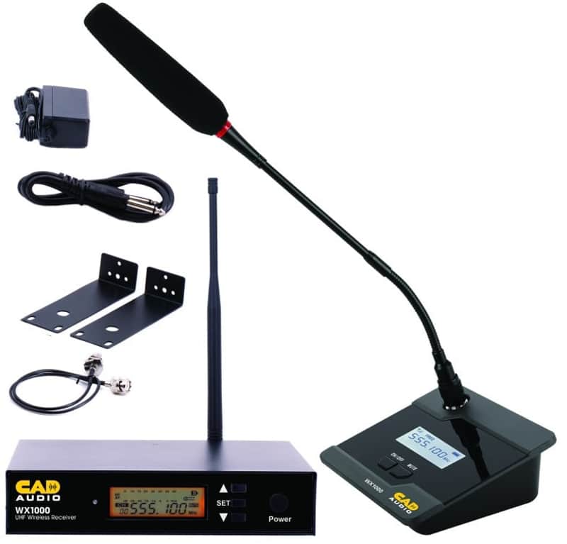 CAD Audio WX1000GN UHF Wireless Gooseneck Microphone System - Frequency Agile image 1