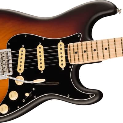 Fender Limited Edition American Performer Pine Timber Stratocaster, Maple Fingerboard, 2-Color Sunburst w/ Deluxe Gig Bag image 3
