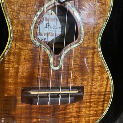 Leilani Hawaiian Koa Concert Ukelele Electric c2010 - Natural image 13