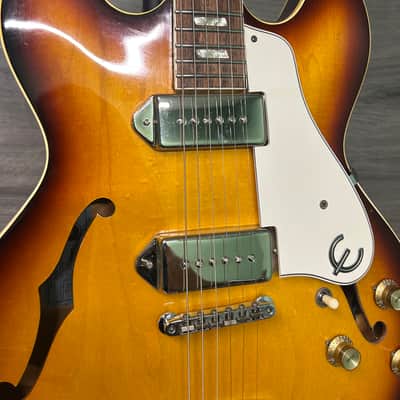 1967 Epiphone Casino E230TD Hollowbody Electric Guitar w/ Tremotone Vibrola And Case #2842 image 8