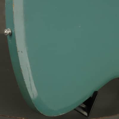 1965 SILVERTONE model 1417 L 1413 w/Vibrato TURQUOISE image 12
