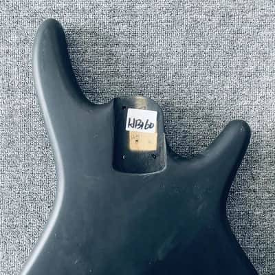 Black Basswood Bass Guitar Body image 8