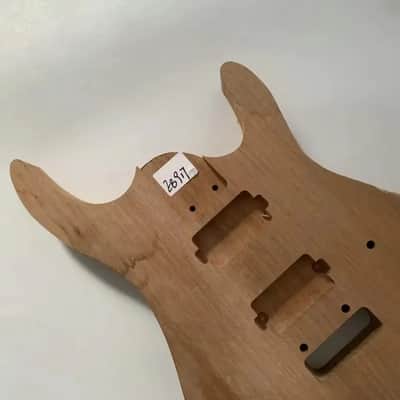 Mahogany HH Guitar Body DIY Project image 2