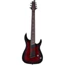 Schecter Guitar Research Omen Elite-7 MS Electric Guitar Black Cherry Burst 2464