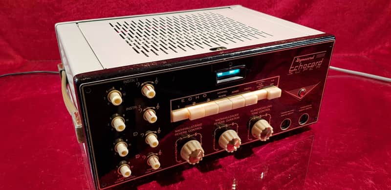Vintage 1960’s Dynacord Echocord S62a Tube Tape Echo Delay Preamp 110-240V TOP image 1