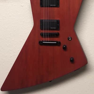 Edwards ESP EX-125D Explorer Guitar, Duncans, Nevada Brown, MIJ