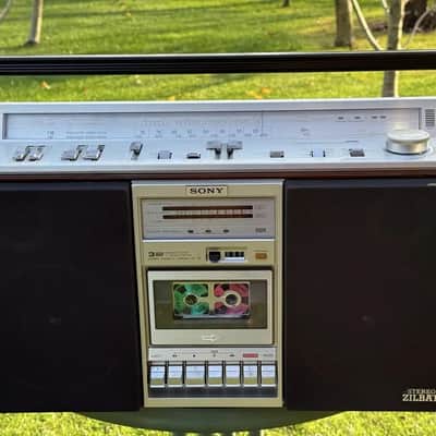 SONY CFS-V8 ZILBAR Rare Vintage Boombox Serviced Tested Japanese Analog Hi-Fi image 19