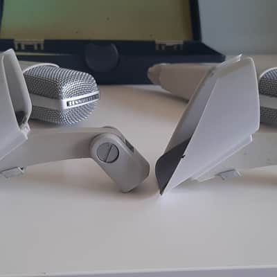 Set of 2x Sennheiser MD 421-N Cardioid Dynamic Microphones 1960s - 1980s - White image 4