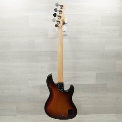 Used Fender American Jazz Deluxe Left Handed Bass Guitar Sunburst image 12